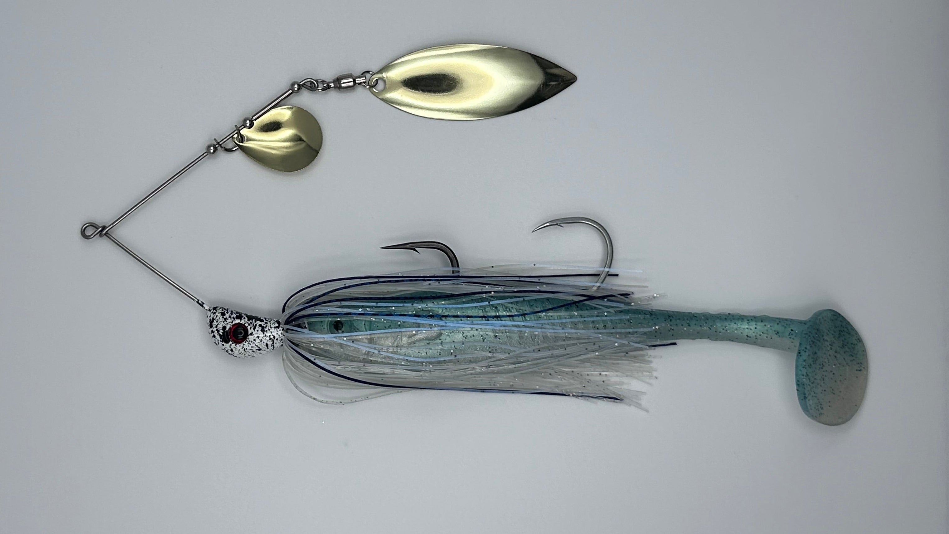 Cod Slammer - Tandem Willow Rigged Spinnerbait 7”