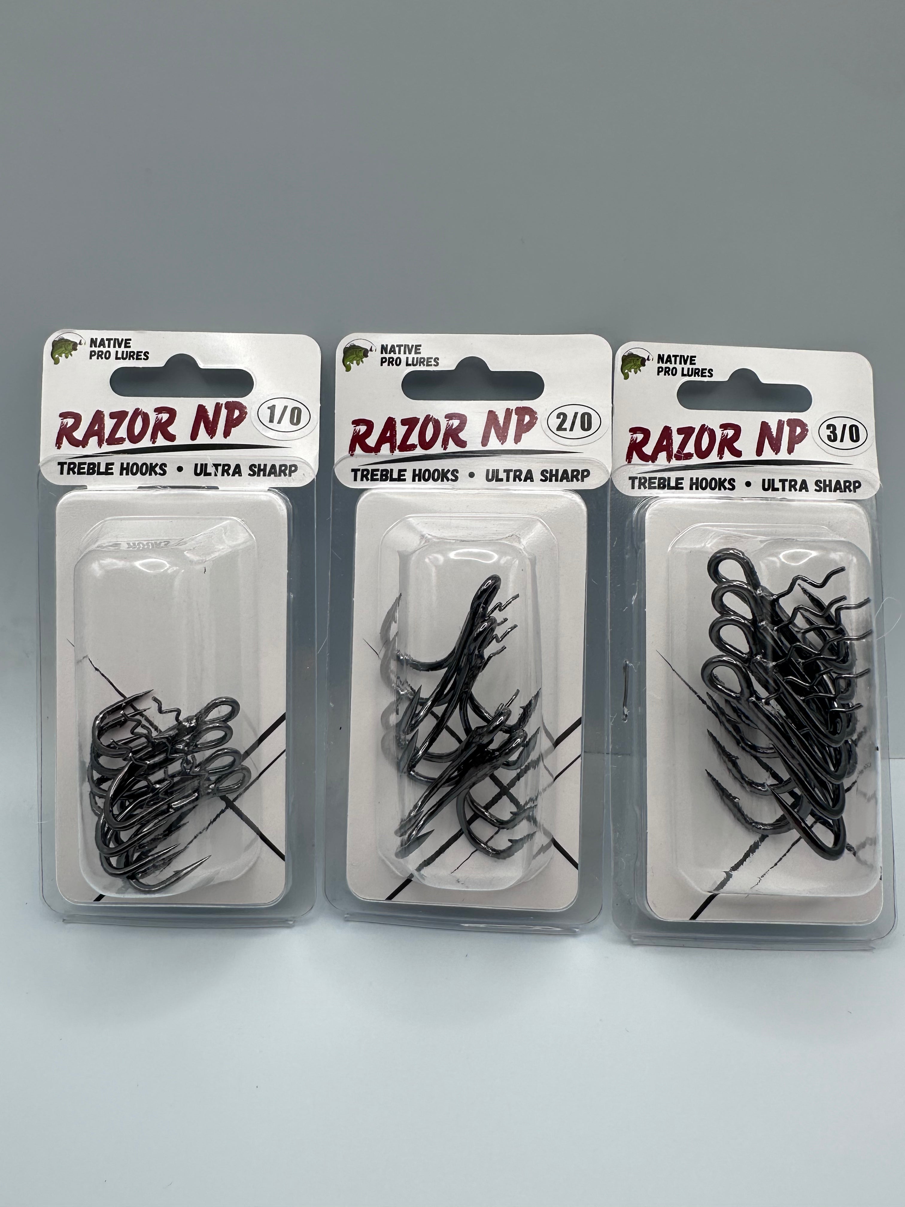 Native Pro Lures Razor NP Treble Hooks